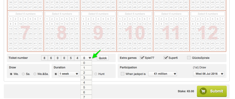 How to play the German LOTTO?