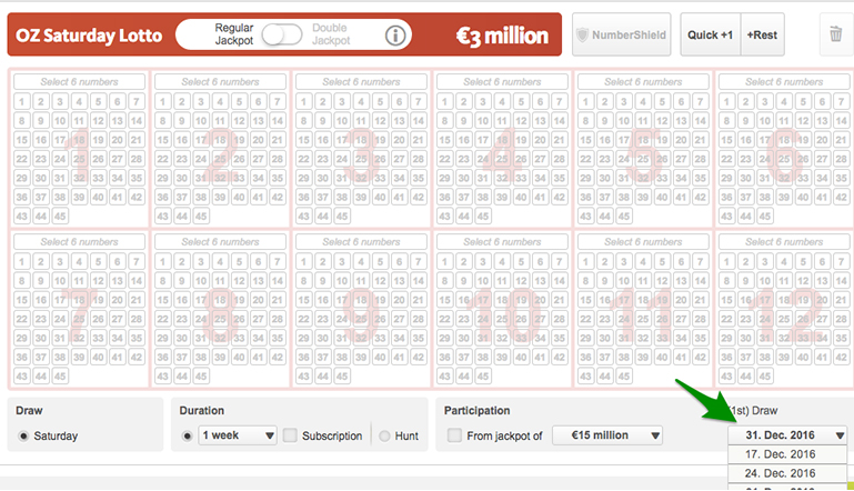 Australian Lotto Megadraw