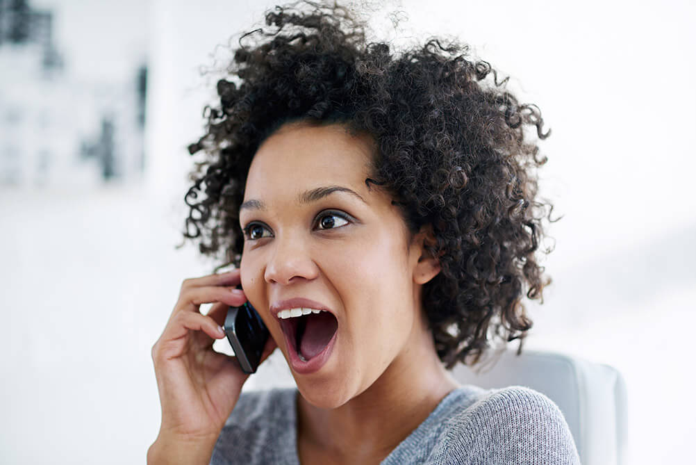 Lottoland Scratch Card Winner in Shock Surprised scratch card winner gets phone call confirming she has won a million pounds