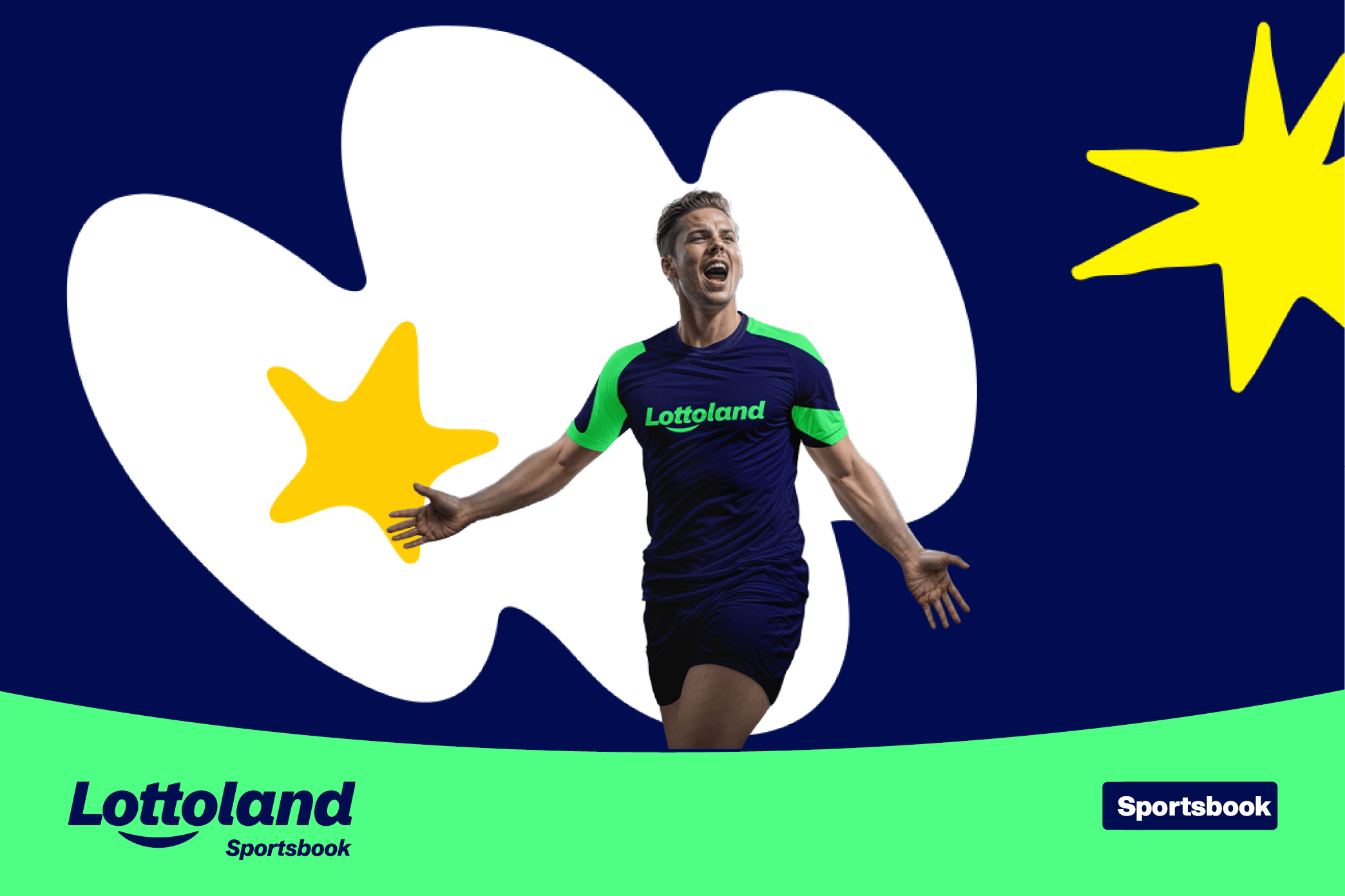 A footballer celebrating, has he just helped your half time full time bet?